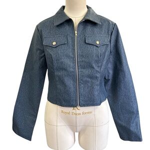 Pretty Little Thing denim look jacket